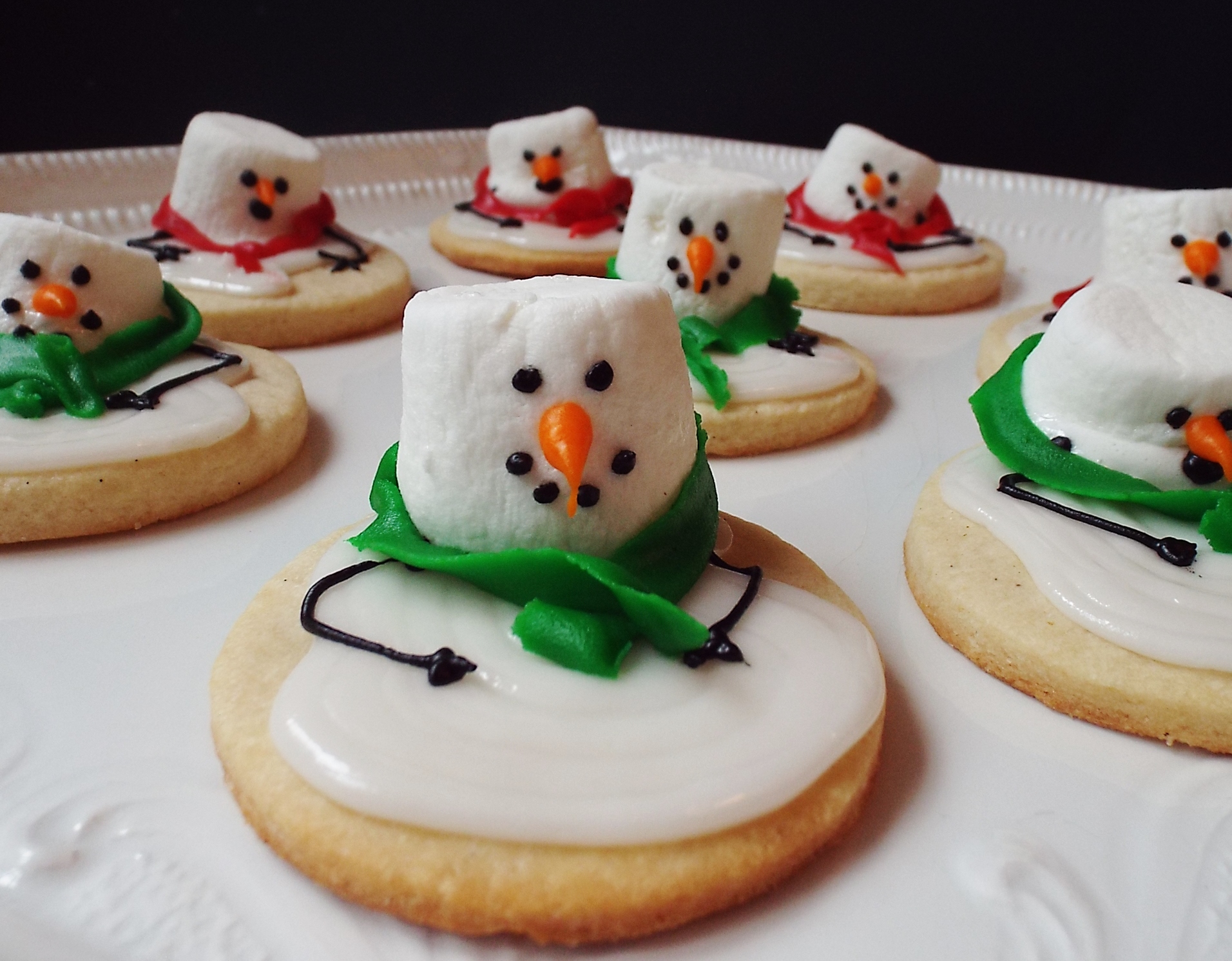 Melted Snowman Cookies Project Pastry Love